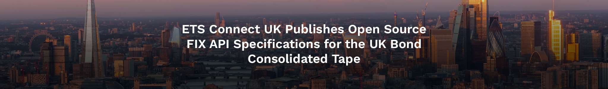 FIX API Specs published